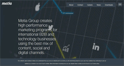 Desktop Screenshot of metia.com
